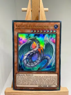 Crystal Beast Rainbow Dragon - Ultra Rare 1st Edition SDCB-EN044 - NM - YuGiOh - Image 1