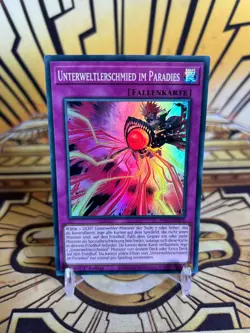 Yugioh Unterweltlerschmied im Paradies Super Rare INFO-DE072 - Image 1