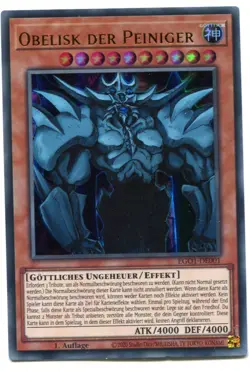 Yu-GI-OH Obelisk der Peiniger Ultra RAre EGO1-DE001 - Image 1