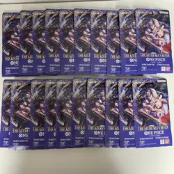 LOT OF 20 One Piece TCG The Azure Sea’s Seven OP-14 Sleeved Booster Pack Sealed - Image 1