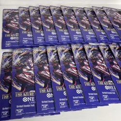 LOT OF 20 One Piece TCG The Azure Sea’s Seven OP-14 Sleeved Booster Pack Sealed - Image 2
