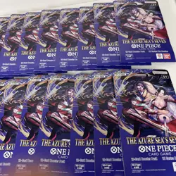 LOT OF 20 One Piece TCG The Azure Sea’s Seven OP-14 Sleeved Booster Pack Sealed - Image 3