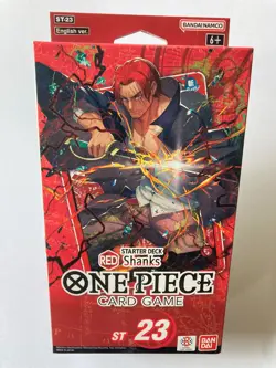 One Piece TCG ST 23 Red Shanks Starter Deck New Factory Sealed/Authentic - Image 1