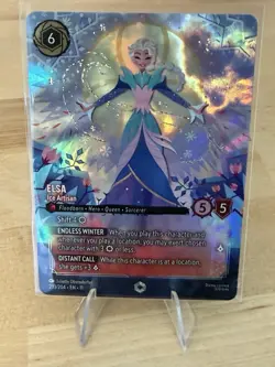 ~Disney Lorcana ENCHANTED Elsa Ice Artisan Set 11 Winterspell 233/204 - Image 1