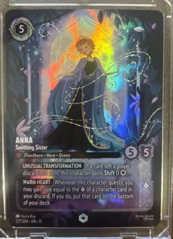 Disney Lorcana - Anna - Soothing Sister - ENCHANTED - Winterspell - 227/204 🔥 - Image 1