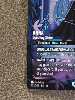 Disney Lorcana - Anna - Soothing Sister - ENCHANTED - Winterspell - 227/204 🔥 - Image 4