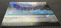 Disney Lorcana Enchanted NM - Ariel's Grotto, A Secret Place - Set 4 - 219/204 - Image 2