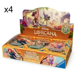 Disney TCG Lorcana Wilds Unknown SEALED CASE of 4 Booster Boxes ENGLISH!! - Image 1
