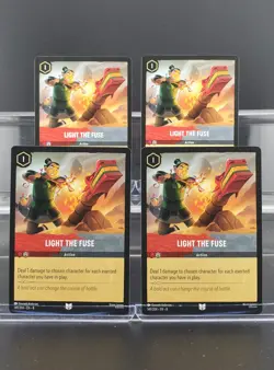 Disney Lorcana Light the Fuse 149/204 Reign of Jafar Uncommon 4 Cards - Image 1