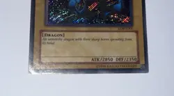 Yugioh Tri-Horned Dragon LOB-E000 Secret Rare (P) - Image 3