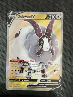 DUBWOOL - 188/192 - FULL ART - REBEL CLASH - ULTRA RARE - POKEMON CARD - Image 1