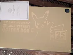 Golden Pokemon Sword & Shield 25th Anniversary Golden Box Card Game 4521329322605 - Image 1