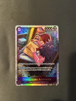 Donquixote Rosinante OP10-072 English SR Royal Blood One Piece Card Game - Image 1