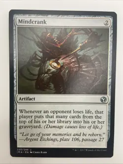 MTG 1x Mindcrank Iconic Masters Modern Magic the Gathering Card- NM - Image 1