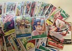 One Piece Card Game Lot Of 79 Cards, Common, Uncommon, Leaders - Image 5
