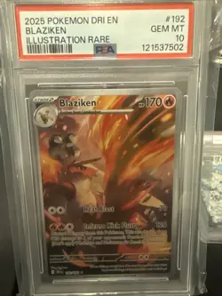 PSA 10 Blaziken (Illustration Rare) Destined Rivals 192/182 Pokemon Card B11 - Image 1