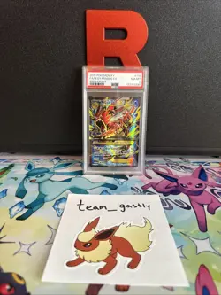 M Gyarados EX Full Art Holo Card 115/122 XY Breakpoint Pokemon Card PSA 8 NM-MT - Image 1