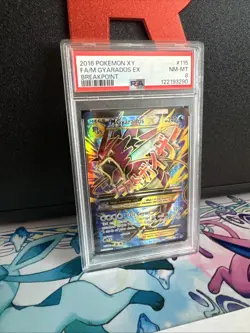 M Gyarados EX Full Art Holo Card 115/122 XY Breakpoint Pokemon Card PSA 8 NM-MT - Image 3