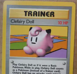 Clefairy Doll 70/102 Rare Non-Holo Base Set Pokemon HP 10 Trainer Card LP - Image 2