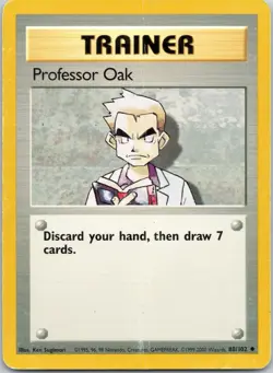PROFESSOR OAK - 88/102 - Base Set - 1999-2000 - Pokemon Card - - Image 1