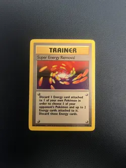 Pokemon TCG Card 1999 unlimited base set Super Energy Removal 79/102 Vintage LP - Image 1