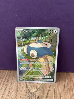 Pokemon TCG 151 Snorlax Art Rare Card 181/165 Near Mint Condition PSA 10!U! - Image 1