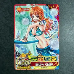 S2271 Nami R Holo Japanese One Piece Berry Match Carddass Card - Image 1