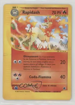 Rapidash Italian Reverse Foil Pokemon e-Card Series Expedition #62 2002 - Image 1