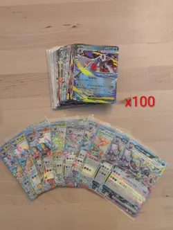 Mixed Lot Of 100 Pokemon Japanese ex RR - Image 1