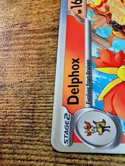 Delphox #74 Chaos Rising Stamped Prerelease Promo Holo Rare Pokemon - Image 3