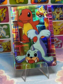 Pokemon Holo Vintage Pocket Monsters Vending Prism Sticker Nintendo collections - Image 4