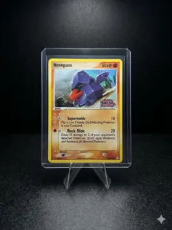 2006 Pokemon Nosepass 25/110 Holo Ex Holon Phantoms STAMPED - Image 1
