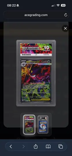 Pokemon Mega Gengar Ascended Heroes 284/218 SIR ACE 10 For Sale - Image 5