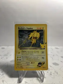 Rocket's Zapdos 15/132 - Celebrations: Classic Collection Pokemon TCG Holo - NM - Image 2