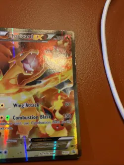 Pokemon TCG Charizard EX XY121 Black Star Promo DAMAGED - Image 4