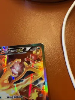 Pokemon TCG Charizard EX XY121 Black Star Promo DAMAGED - Image 5