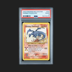 Shining Charizard 107/105 Neo Destiny Holo Unlimited Edition English PSA 2 - Image 1