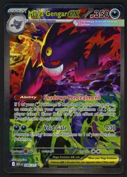 Mega Gengar ex 284/217 ME Ascended Heroes Special Illustration Rare Pokemon 2026 - Image 1