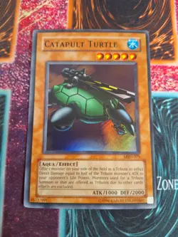 Yu-Gi-Oh! TCG Catapult Turtle MRD-075 Super Rare Unlimited Near Mint b2/ - Image 1