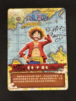One Piece Toei Animation Monkey D Luffy SR ST-035 WANTED Alt Art Foil - Image 2