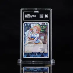 TAG 10 NAMI 2024 ONE PIECE JAPANESE #P-053 JOLLY ROGER FOIL (pop 1) - Image 1