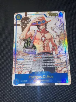 Portgas D Ace (Alt Art) Foil Parallel One Piece Carry On His Will OP13-119 SEC - Image 2