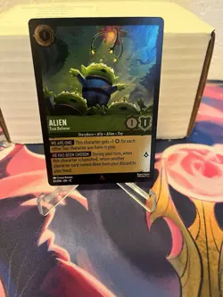 Disney Lorcana TCG Alien 83/204 Foil Wilds Unknown - Image 1