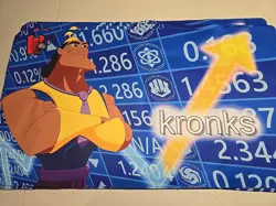 Disney Lorcana CUSTOM Meme Playmat Kronks UnStitched Edges - Image 1