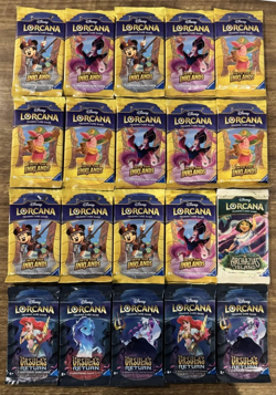 Disney Lorcana Card Booster Pack Lot (20 Packs) Ravensburger NEW - Image 1