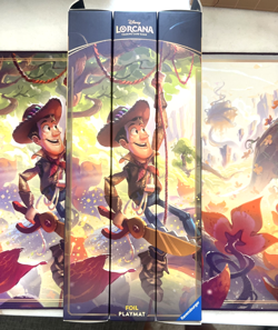 Exclusive Disney Parks Lorcana Foil Playmat Toy Story Woody Buzz Lightyear New - Image 2