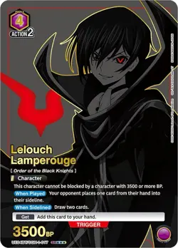 Union Arena TCG: Code Geass Lelouch of the Rebellion Booster Box [UE04BT] - 16 P - Image 2