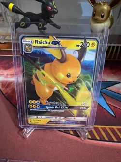 Raichu GX 20/68 Hidden Fates Holo NM Pokemon TCG Card - Image 3