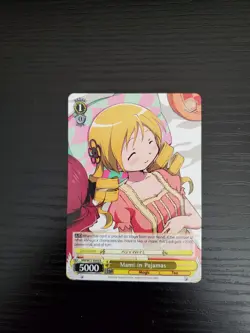 Weiss Schwarz TCG Puella Magi Madoka Magica - Mami in Pajamas - MM/W17-E005 R - Image 1