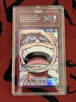 TAG 9 Monkey D Luffy Alt Art OP09-061 L ONE PIECE Card Japanese - Image 1